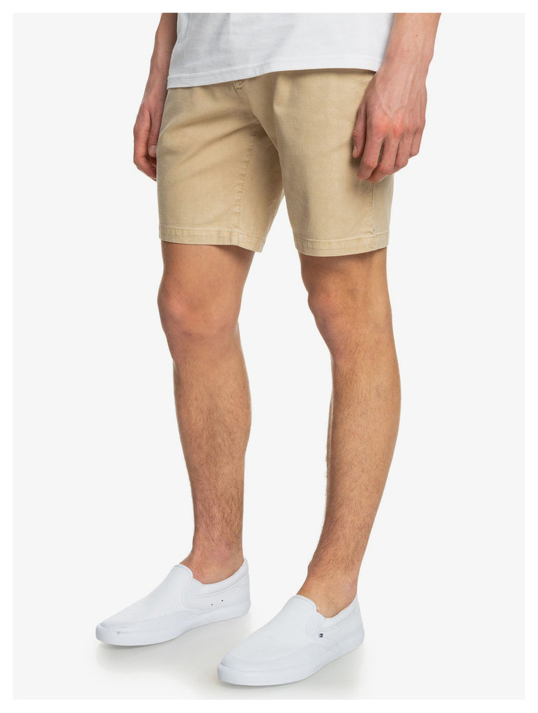 Quiksilver Washed Twill Natural Dye 19" Chino Short.