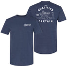 The Qualified Captain Lighthouse SS Tee Navy XL