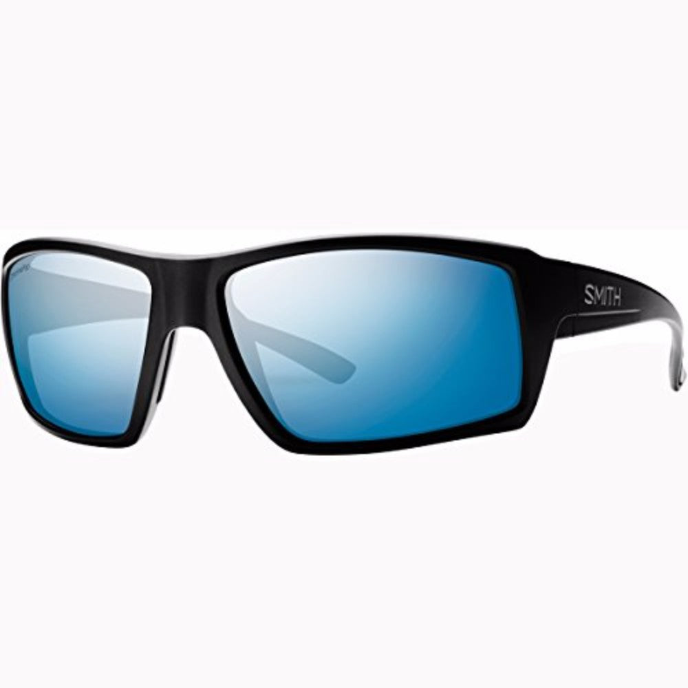 Smith Challis Sunglasses   Matte Black Blue Mirror Chromapop Plus