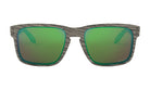 Oakley Holbrook Polarized Sunglasses Woodgrain PrizmShallowWater Square