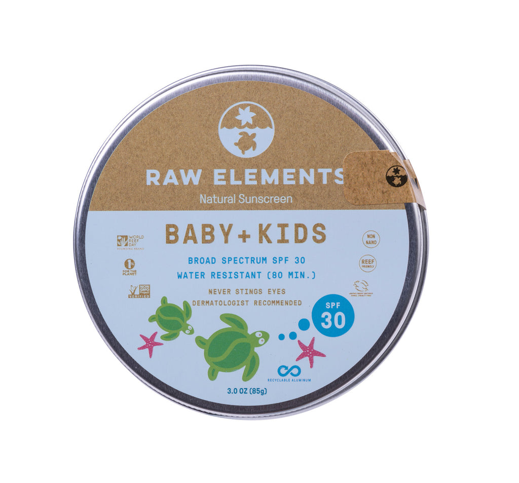 Raw Elements Baby + Kids Lotion Tin SPF 30 3oz