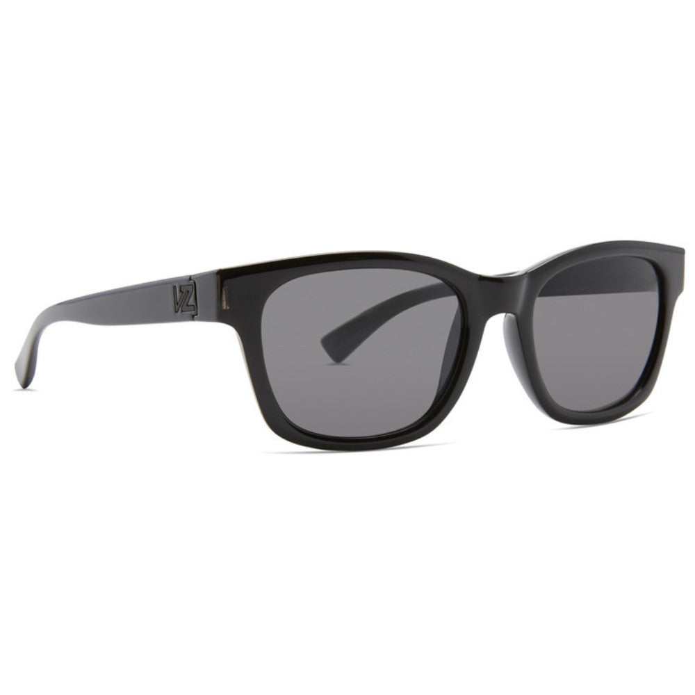 VonZipper Approach Sunglasses BKG-BlackGloss Grey Square