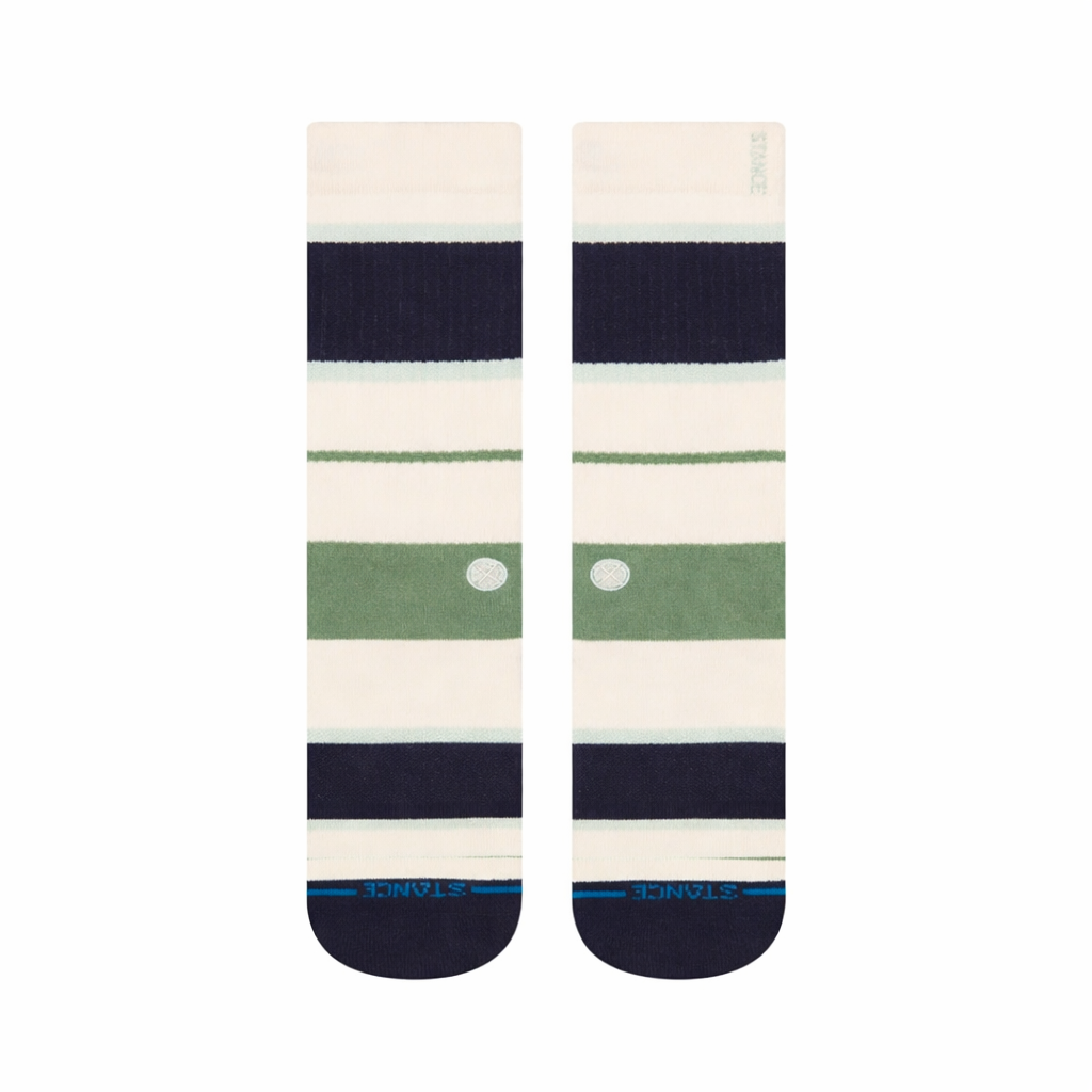 STANCE STRIPED DELIGHT CREW CVS-CANVAS M