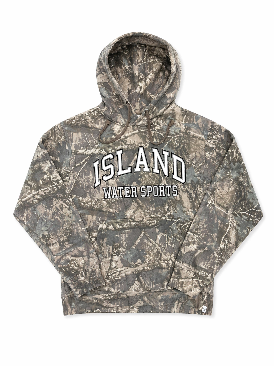 IWS Woodsy Camo Hoodie  WHTFont S