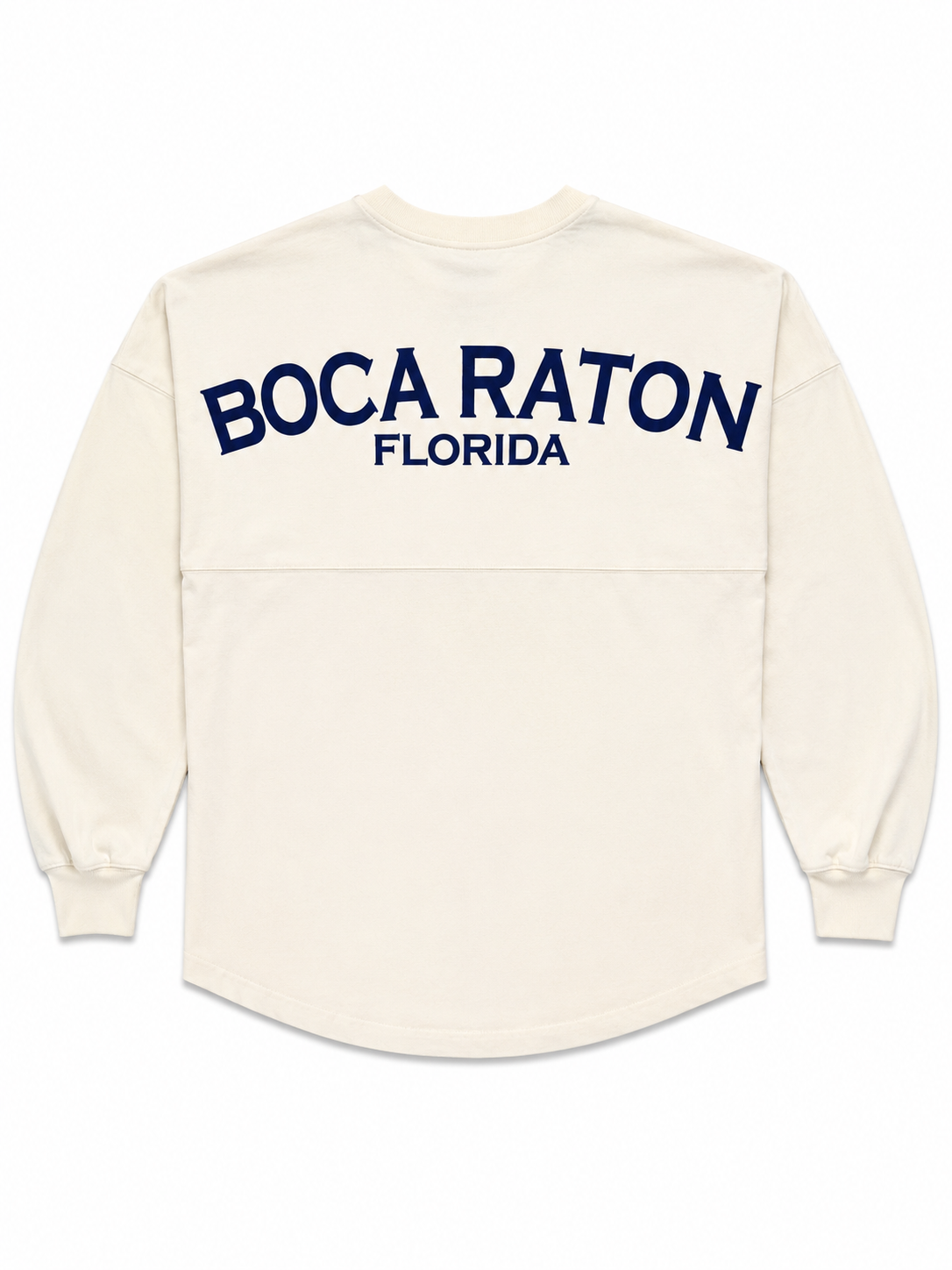 Spirit Jersey Original Crew Neck City LS  Boca-Chalk L