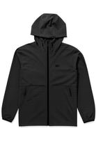 Salty Crew Stowaway Windbreaker Jacket Black Marle L