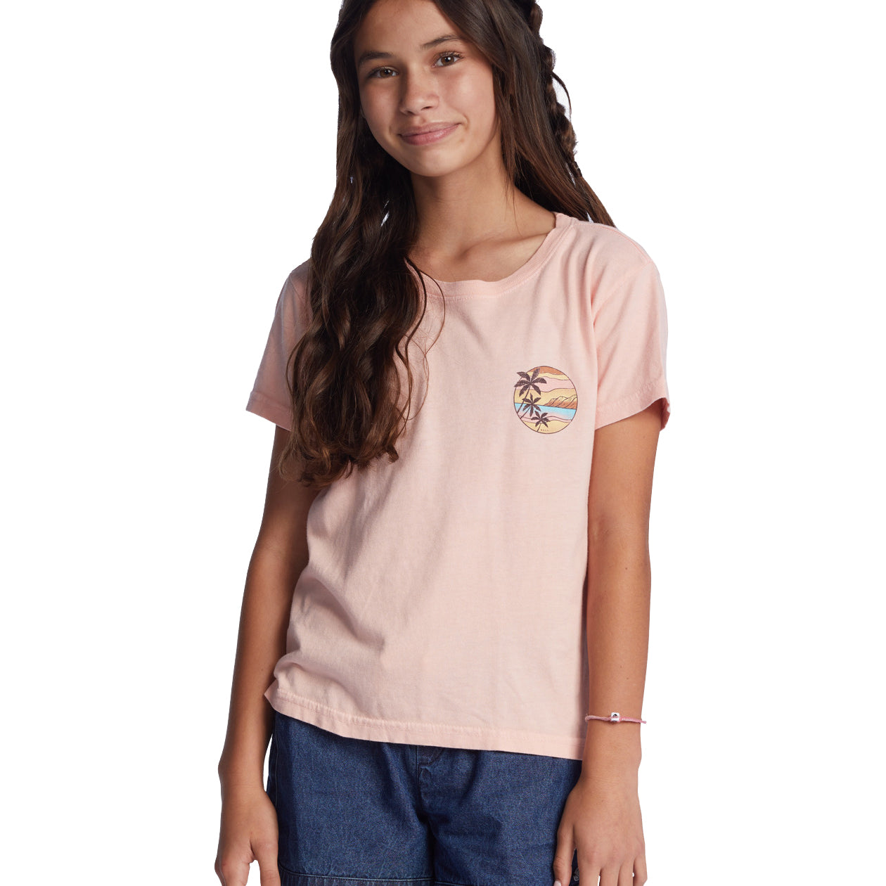 Roxy Girls Welcome To Paradise SS Tee MEN0-Blossom 10/M
