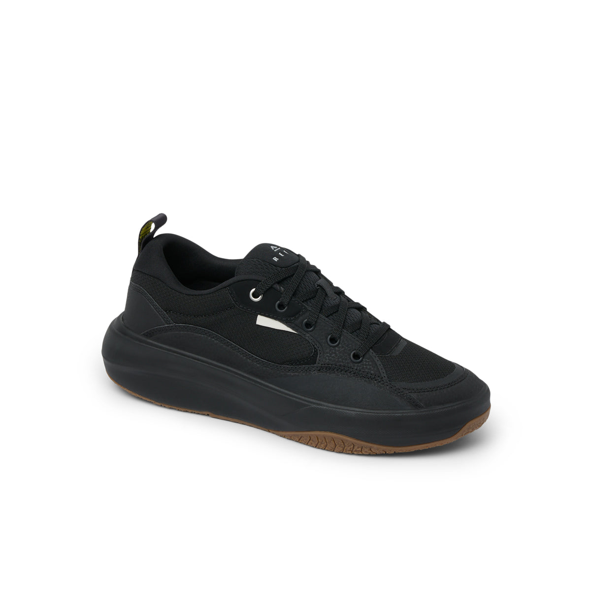 Reef Fanning Mens Shoe Black-Silver 10