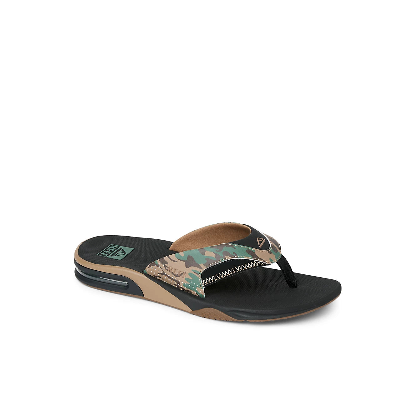 Reef Fanning Mens Sandal Black-Camo 12