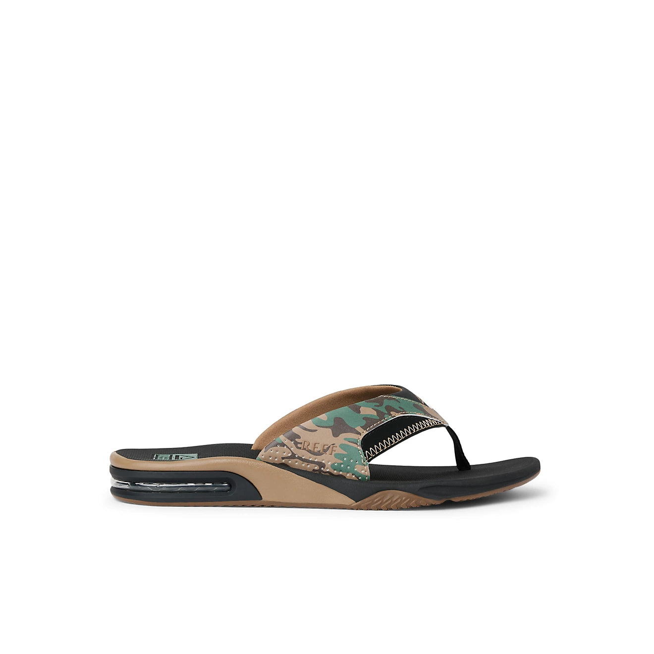Reef Fanning Mens Sandal Black-Camo 10