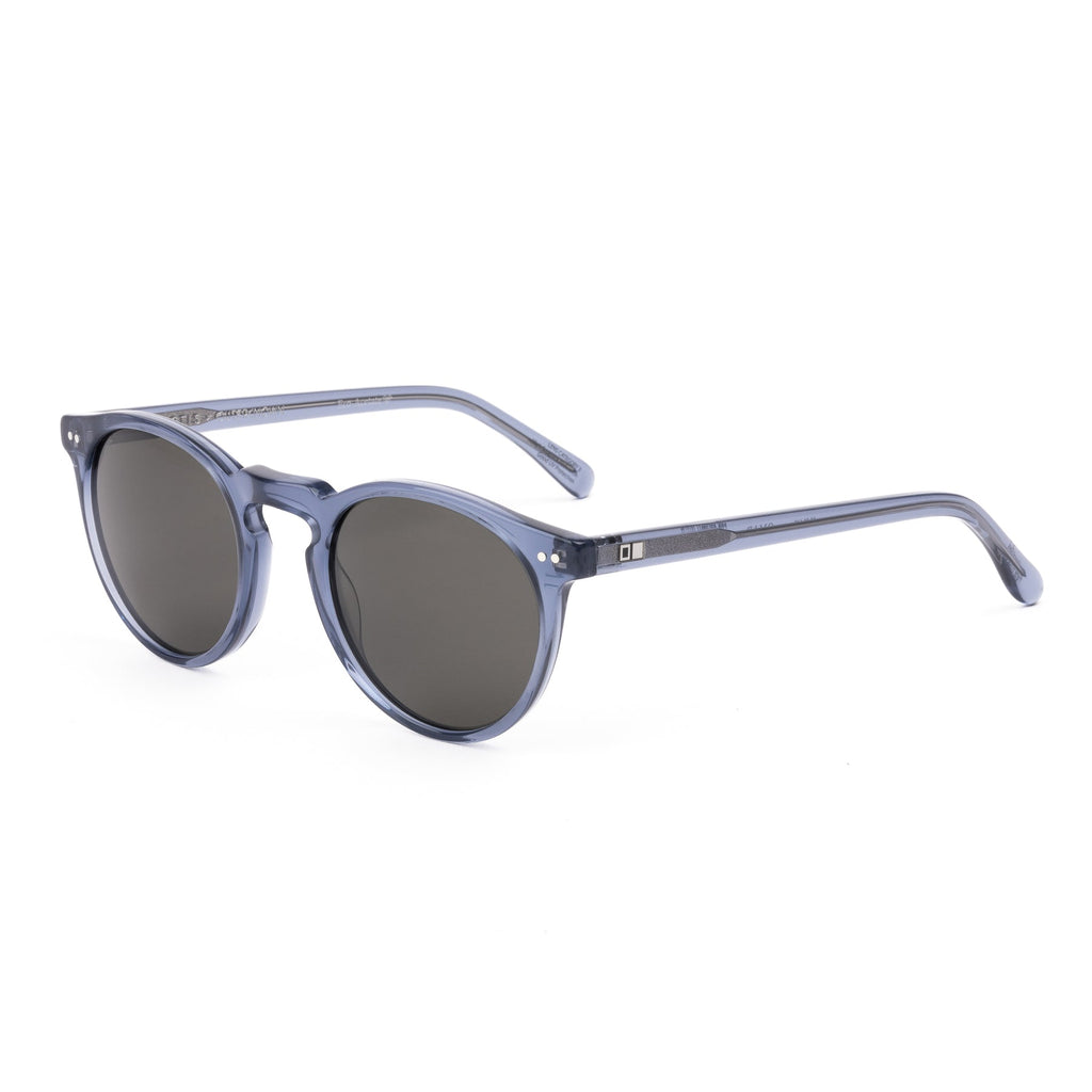 Otis Omar Eco Acetate Polarized Sunglasses CrystalWave NeutralGreyPolar Round