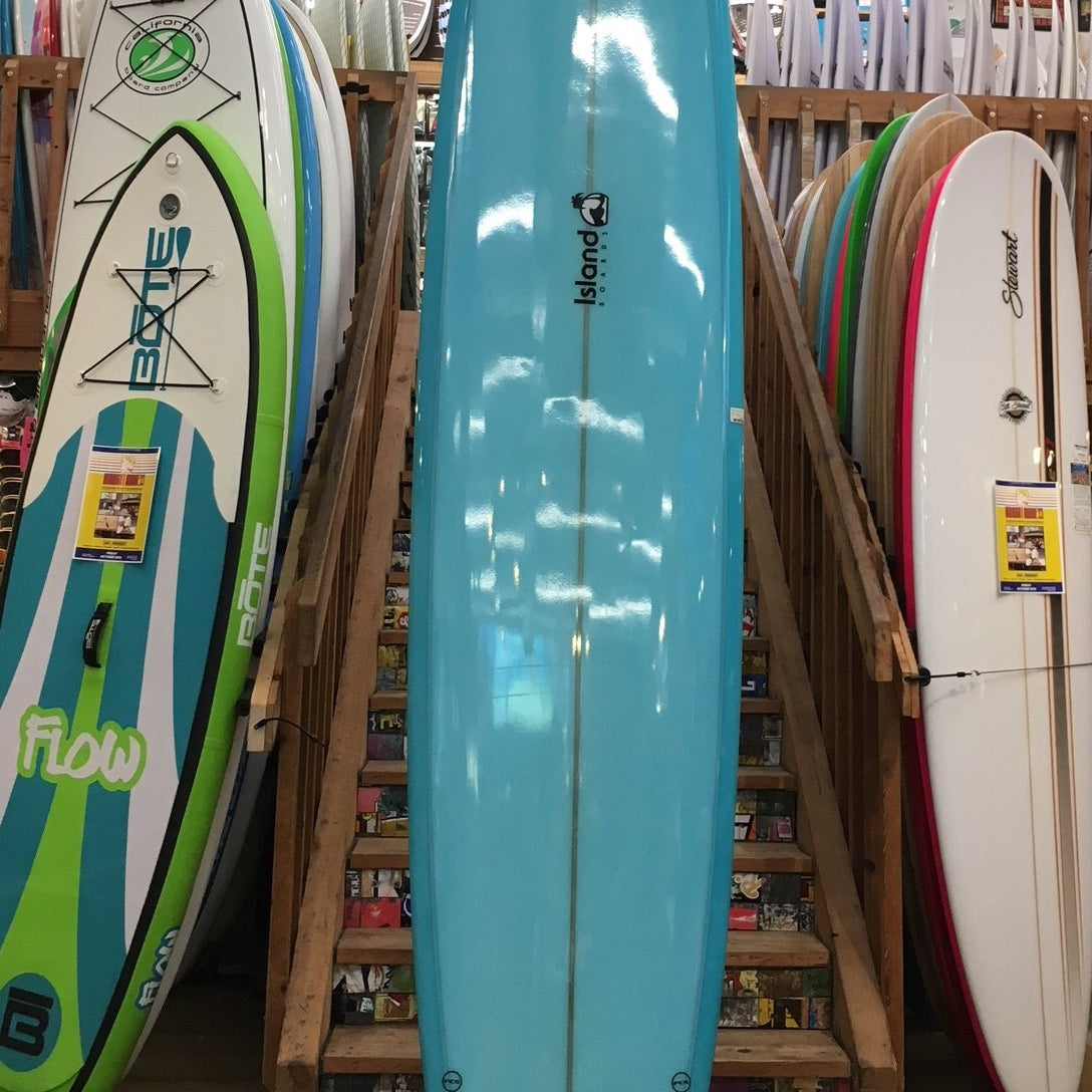 Island Water Sports Longboard Turquoise Resin Tint 9 0