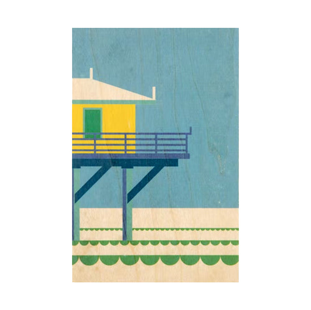 Woodhi Wood Postcard Miami Seashore