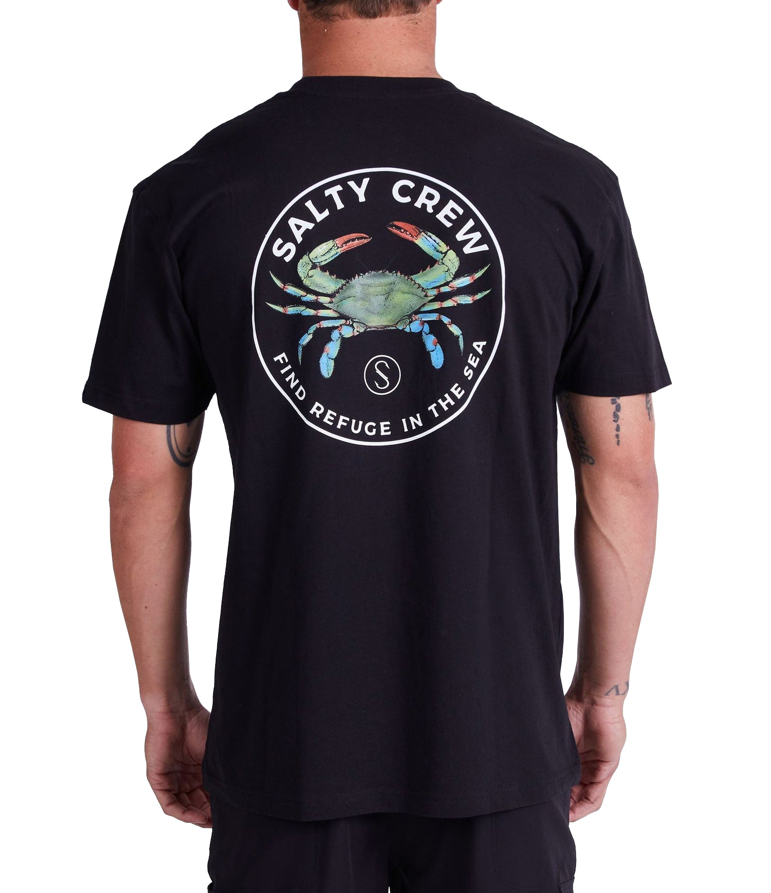 Salty Crew Blue Crabber Premium SS Tee Black XL