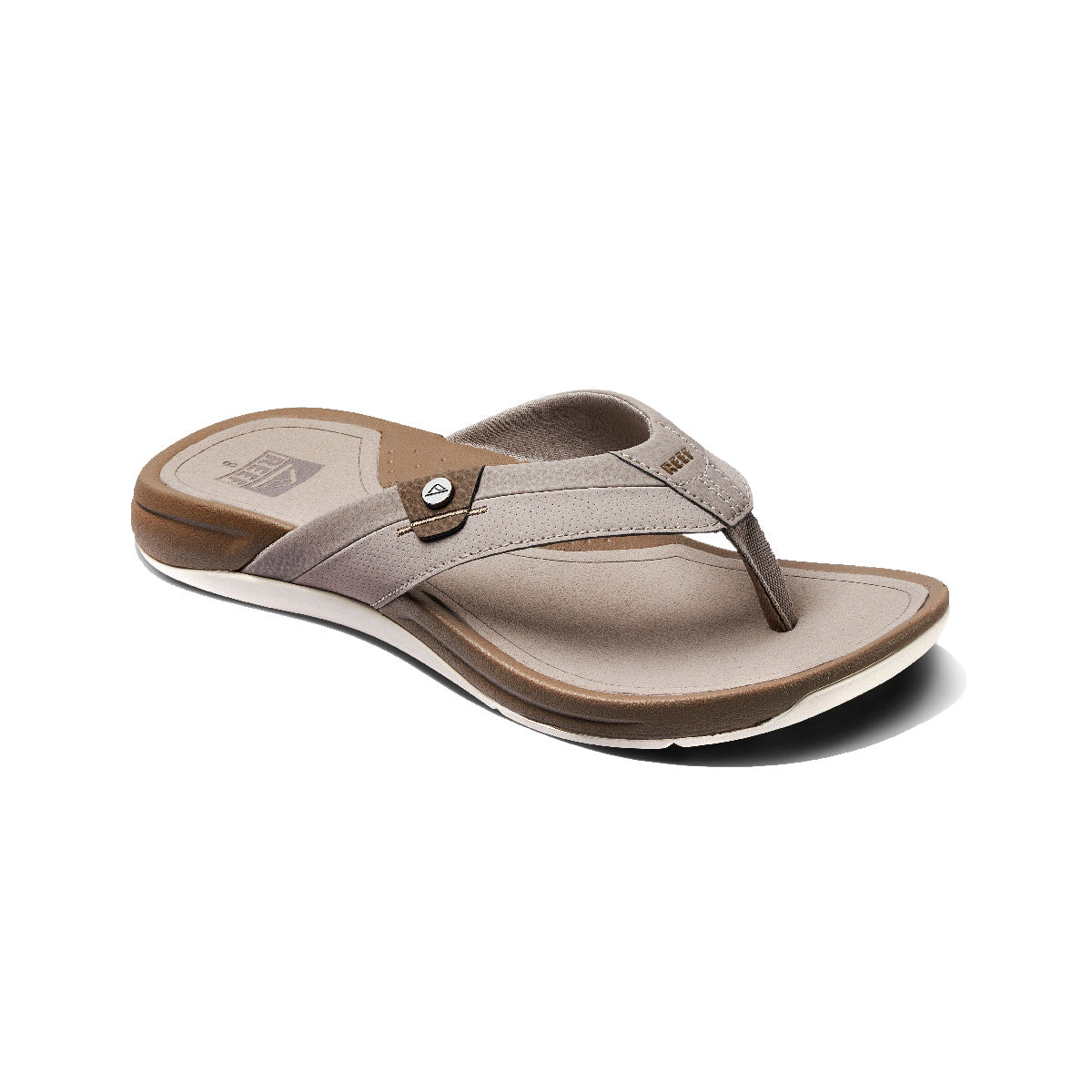 Reef Pacific Mens Sandal Taupe-Fossil 11