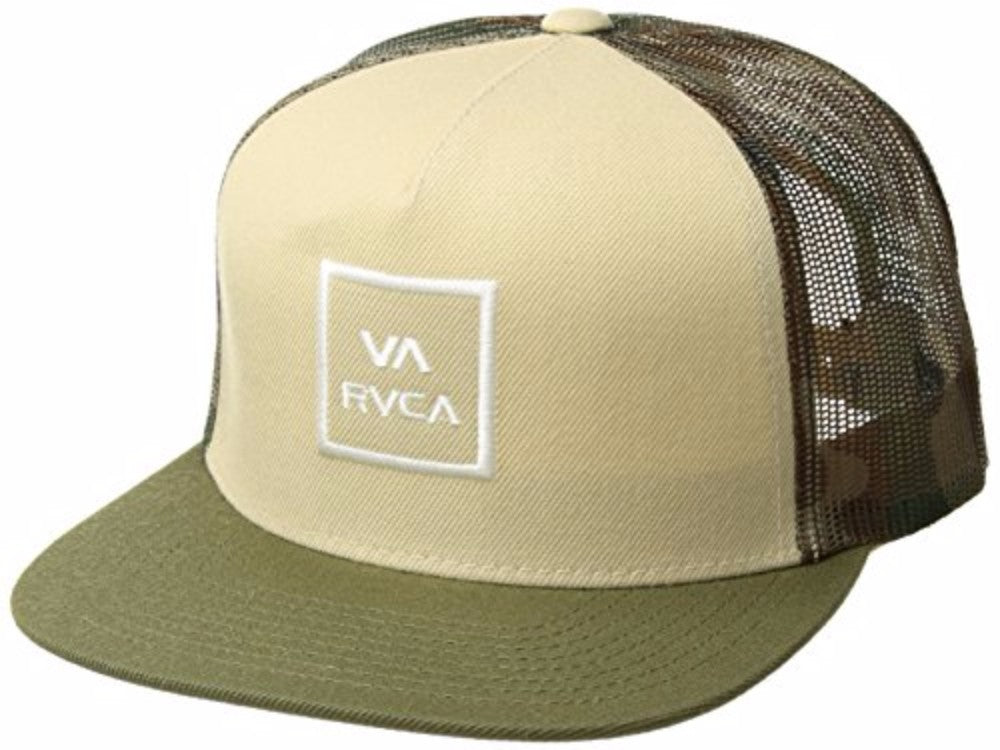 RVCA VA All The Way Trucker Hat LKH-LightKhaki OS