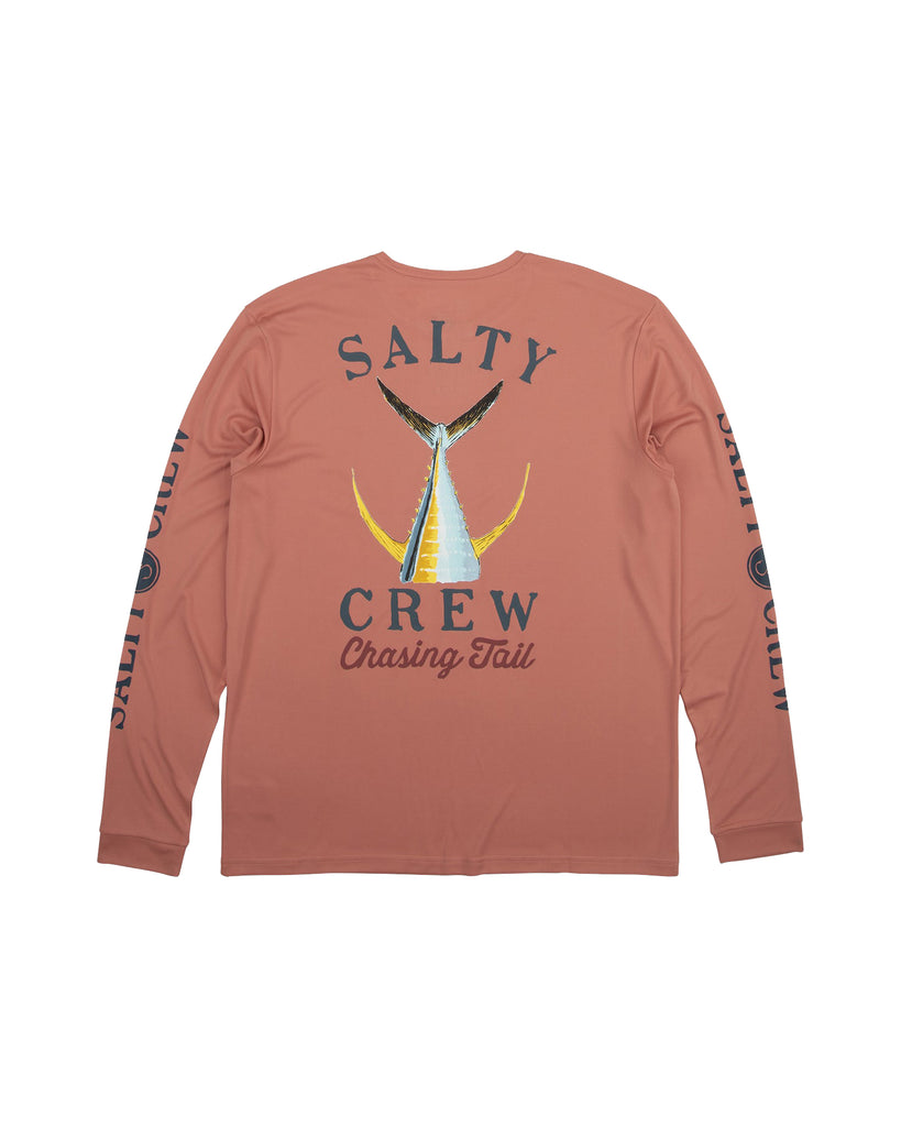 Salty Crew Tailed LS Tech Tee Coral S