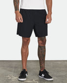 RVCA Yogger Stretch Short BLK-Black S