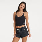 Vuori Rib Cropped Tank Top Black L