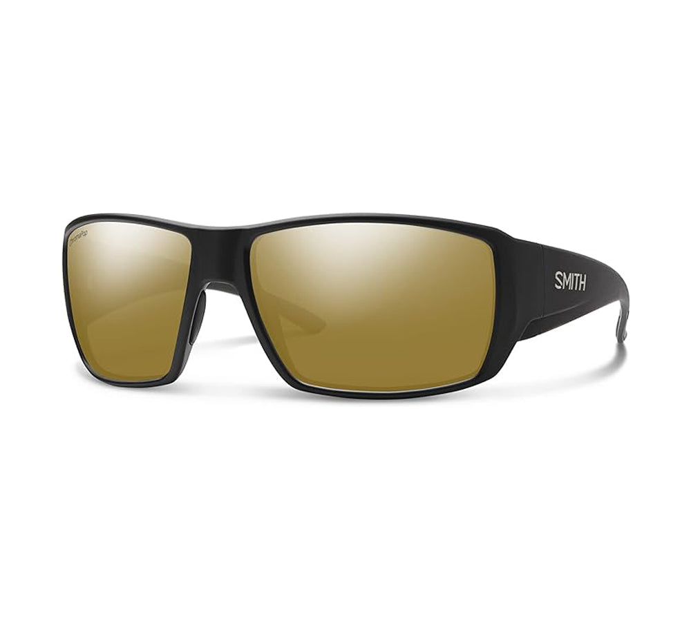 Smith Guides Choice Polarized Sunglasses MatteBlack BronzeMirror ChromapopGlass