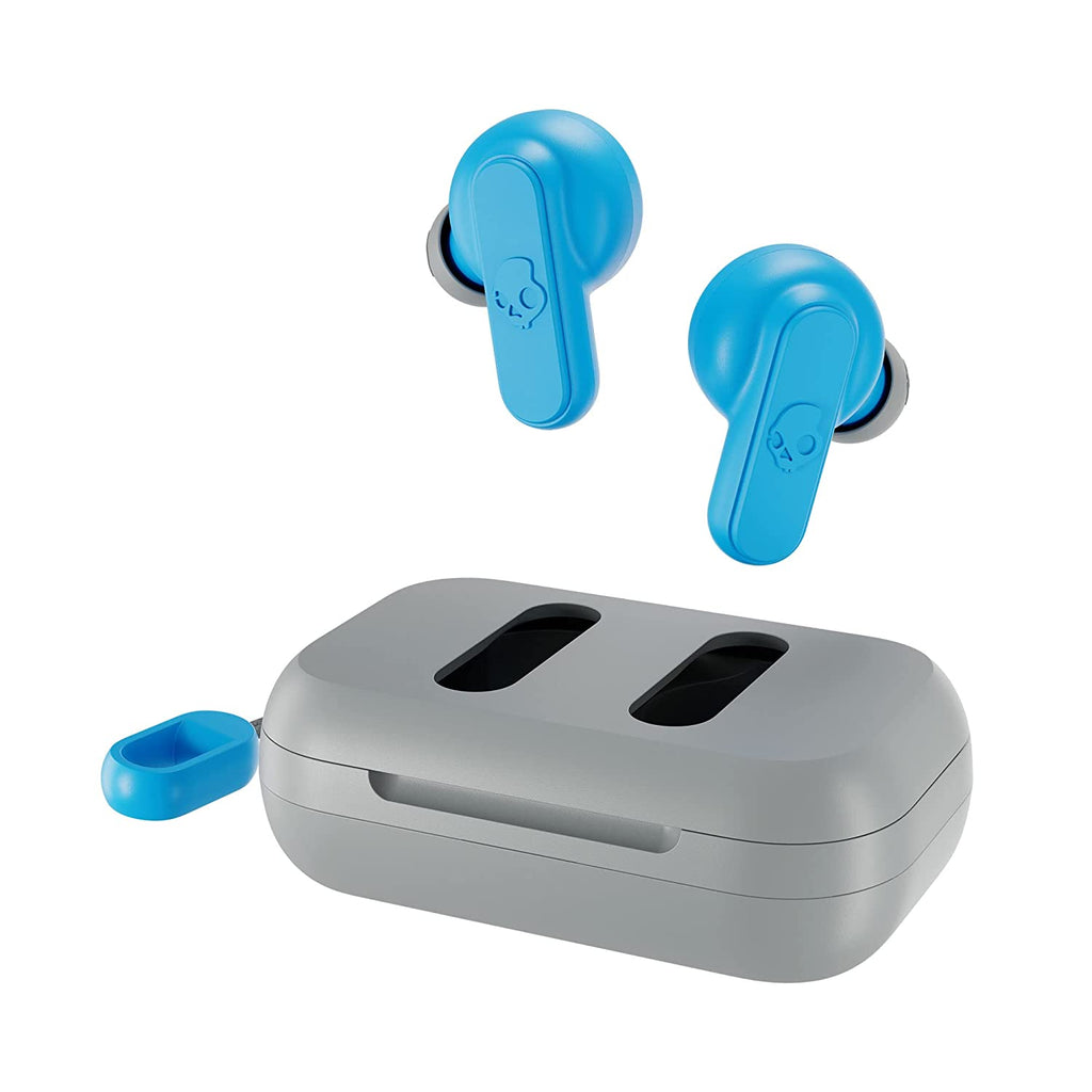 Skullcandy Dime 2 True Wireless Earbuds P751-Light Grey- Blue