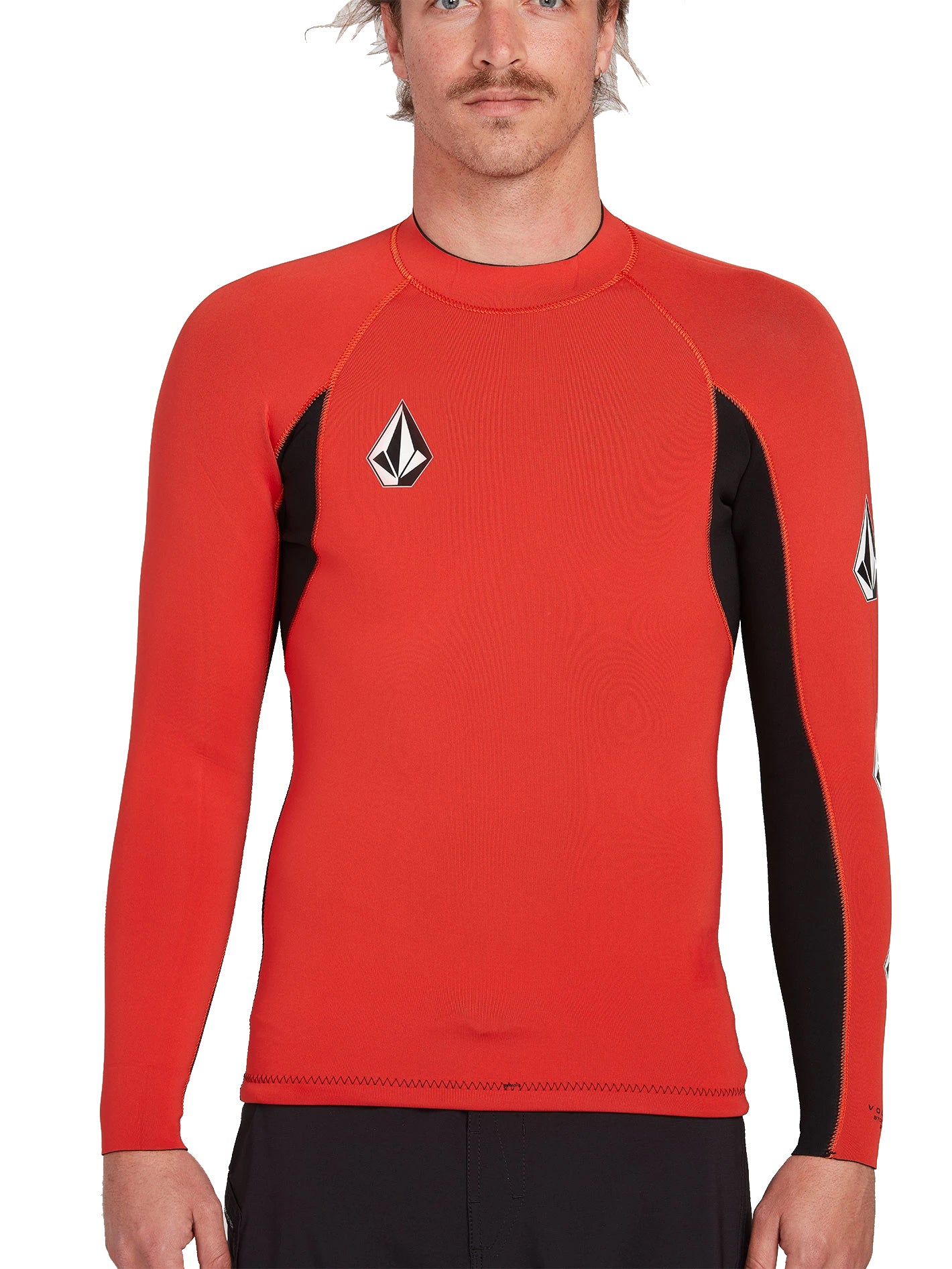 Volcom Stone Neo Wetsuit Jacket RED-Red L
