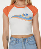 Roxy Wave Stripe Tee NTG M