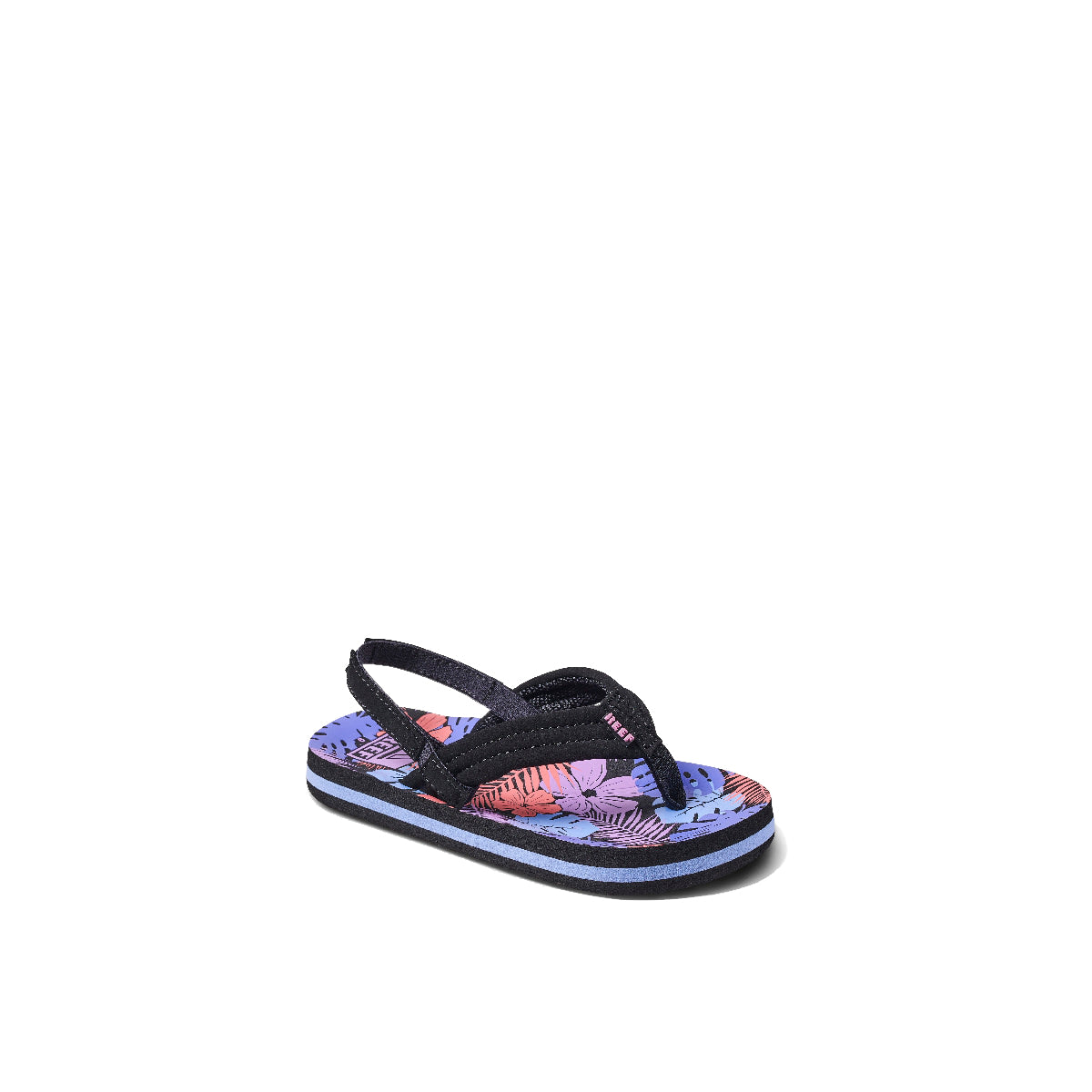 Reef Little Ahi Girls Sandal Purple Fronds 12 C