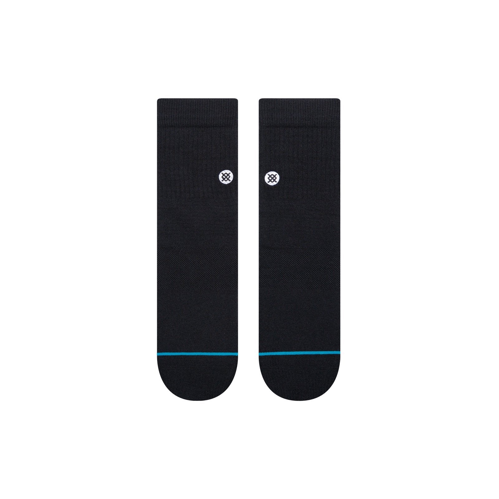 Stance Icon Quarter Mens Socks Black M