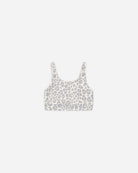 Rylee and Cru Swift Sports Bra Blue Leopard 4-5Y