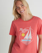 HURLEY LEISURE CLUB CLASSIC TEE T654-Coral Blossom M