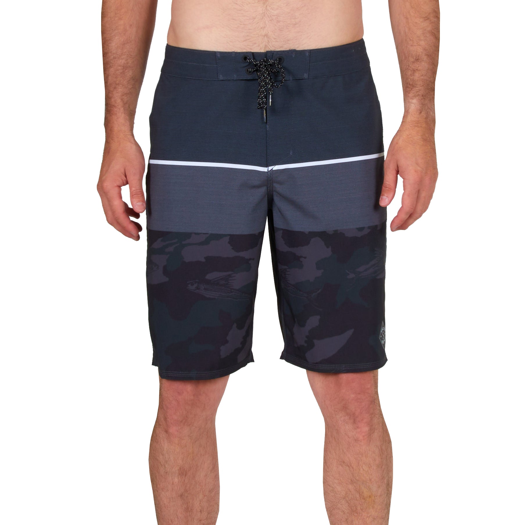 Salty Crew Stacked Boardshort BLK 32