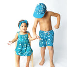 Emerson and Friends Boys Swim Trunks  OceanFriends 3-6M