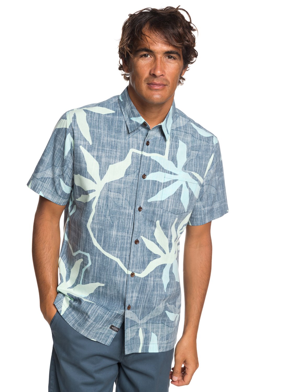 Quiksilver Waterman Gully Floral Woven BRG0 XL