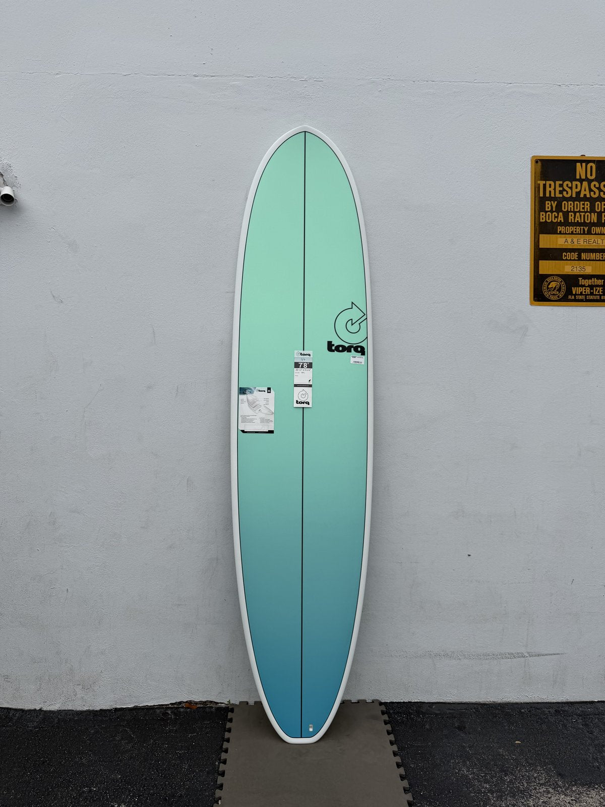 Torq Surfboards V+ SeagreenFade 7ft8in