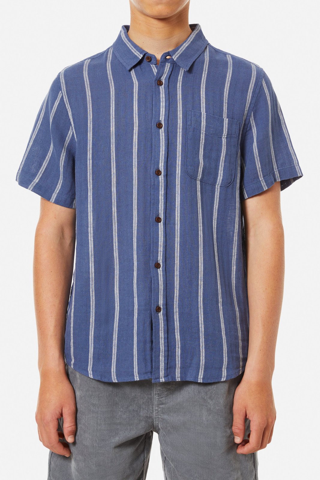 Katin Alan Boys SS Shirt WBLU L