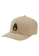 Nixon Deep Down Flex Fit Athletic Fit Hat Khaki L/XL