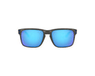 Oakley Holbrook Polarized Sunglasses MatteBlackTort PrizmSapphire Square