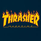 Thrasher Flame S/S Tee Navy XL