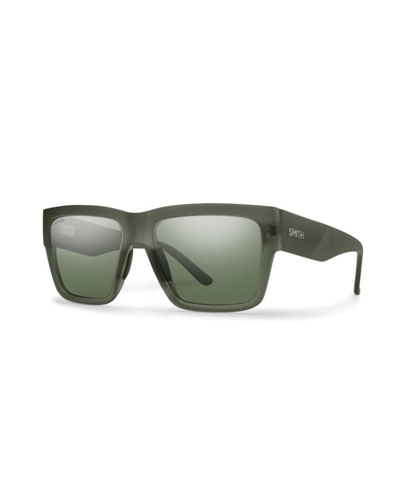 Smith Lineup Polarized Sunglasses MatteMossCrystal GreyGreen