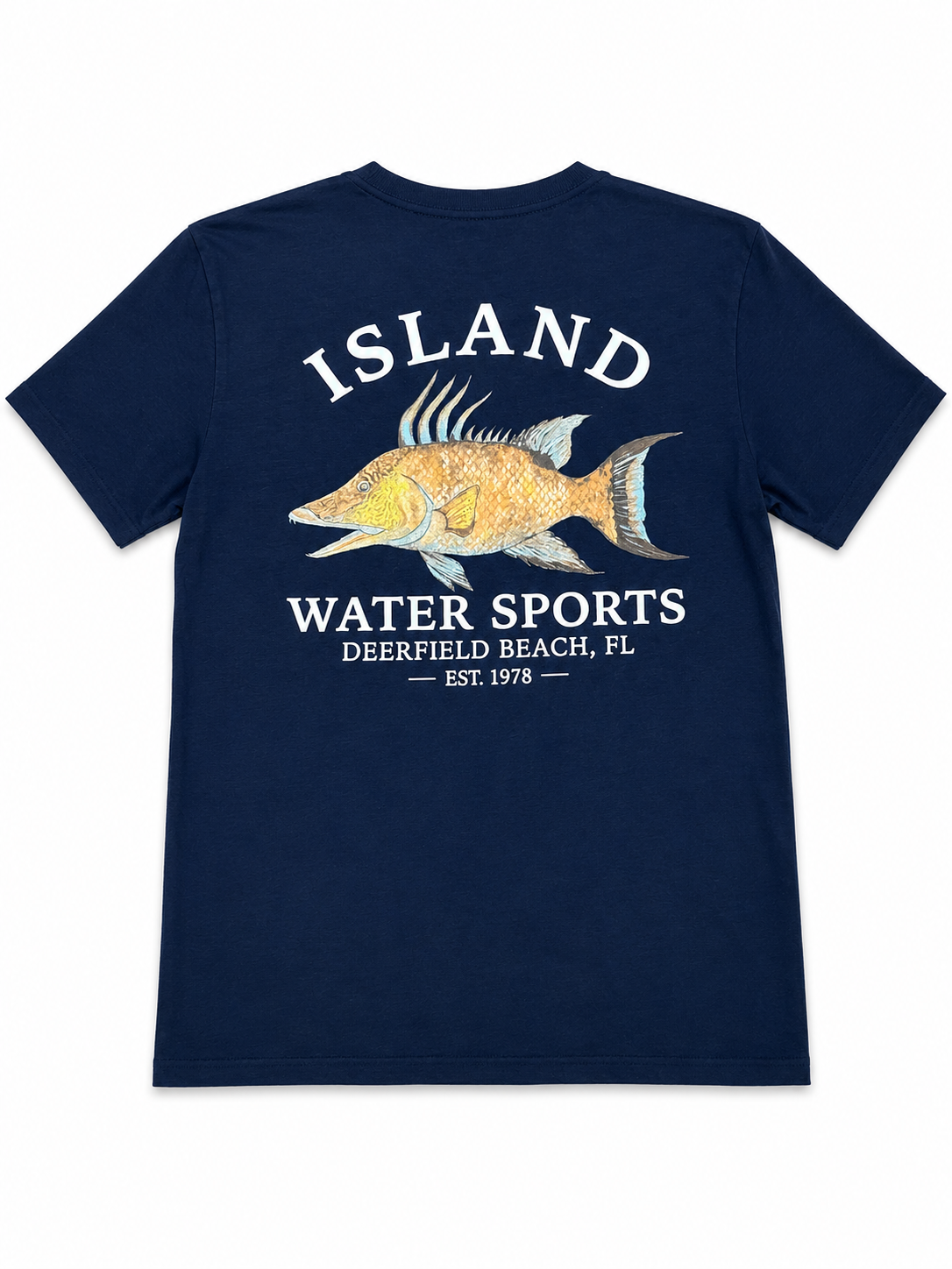 Island Water Sports Hogfish SS Tee Navy XL