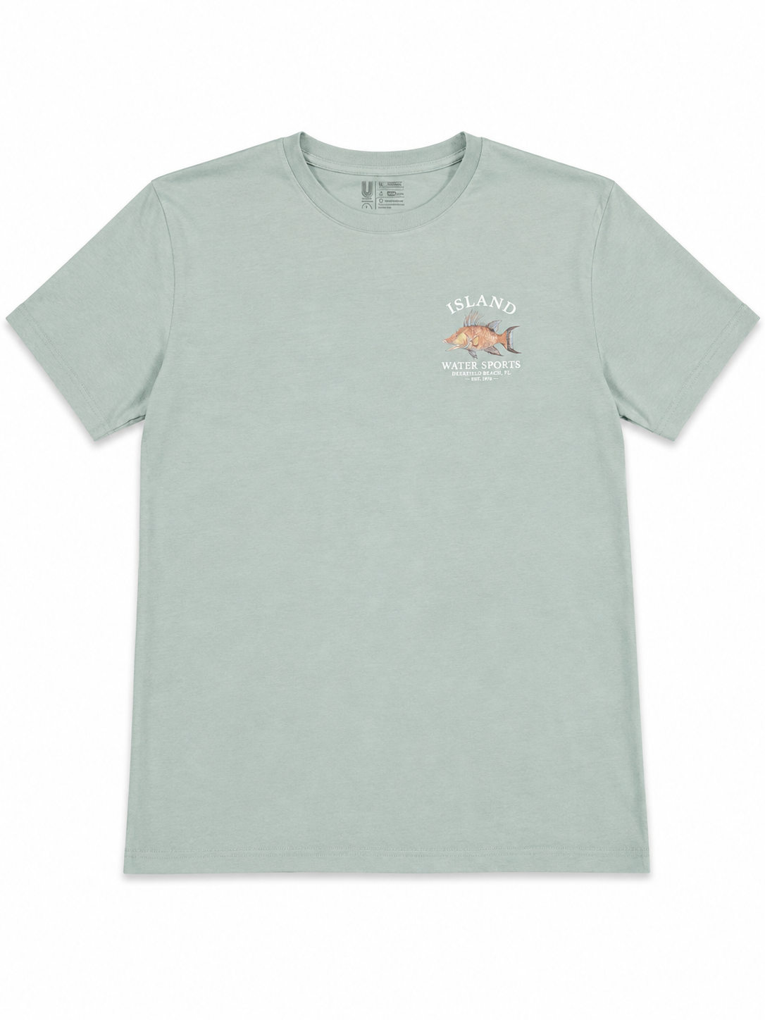 Island Water Sports Hogfish SS Tee Seafoam XXL