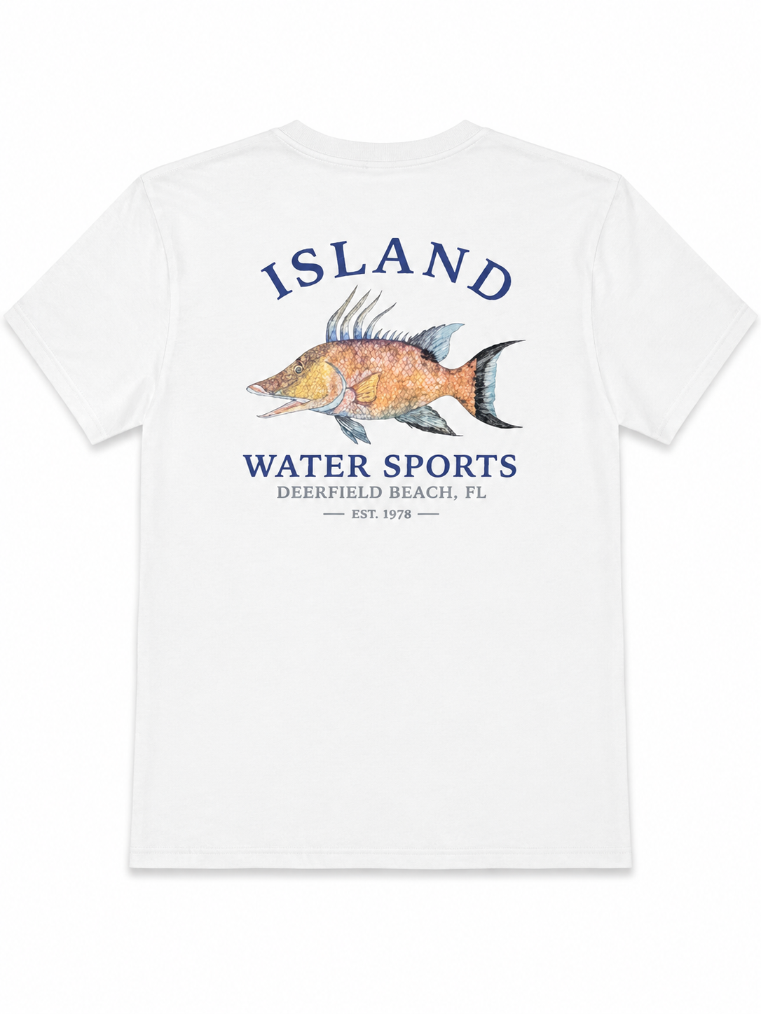 Island Water Sports Hogfish SS Tee White XXXL