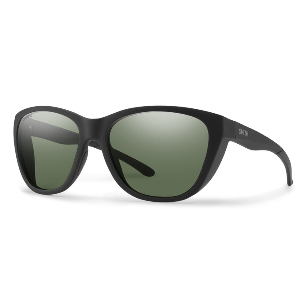 Smith Shoal Polarized Sunglasses MatteBlack GrayGreen ChromaPopGlass
