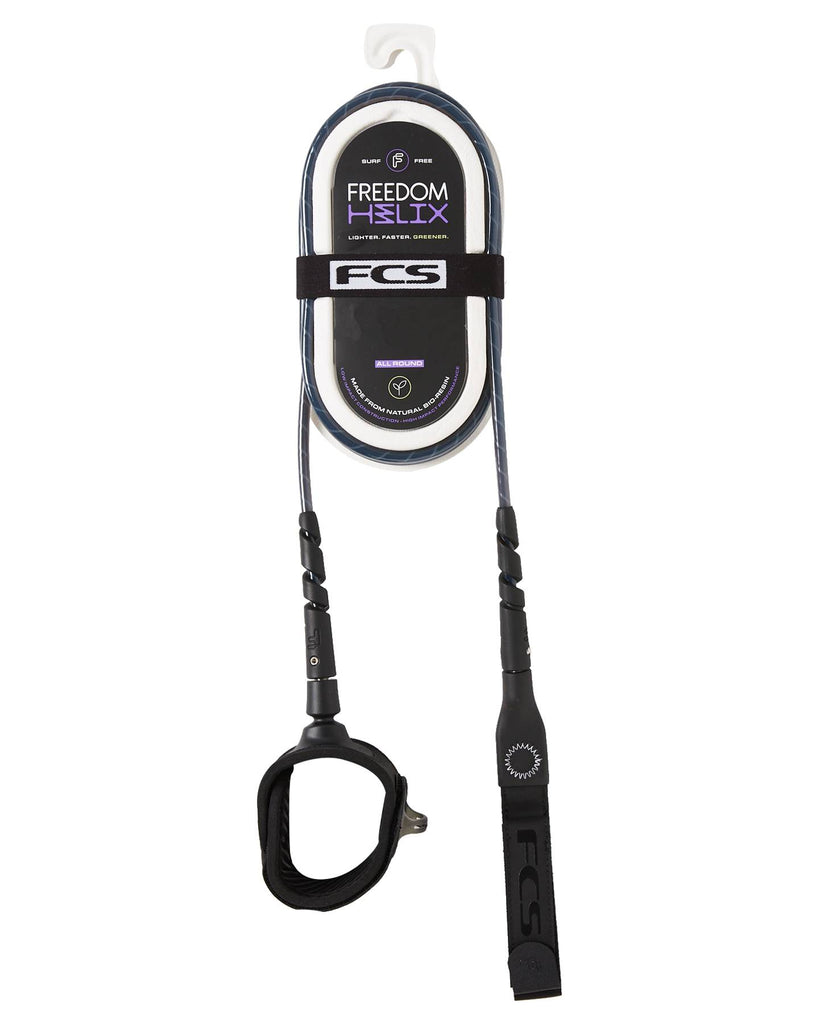 FCS Freedom Helix All Around Leash Smoke-White 7ft0in