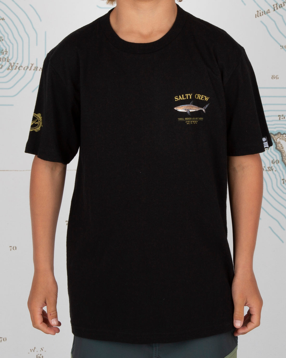 Salty Crew Bruce Boys SS Tee Black S