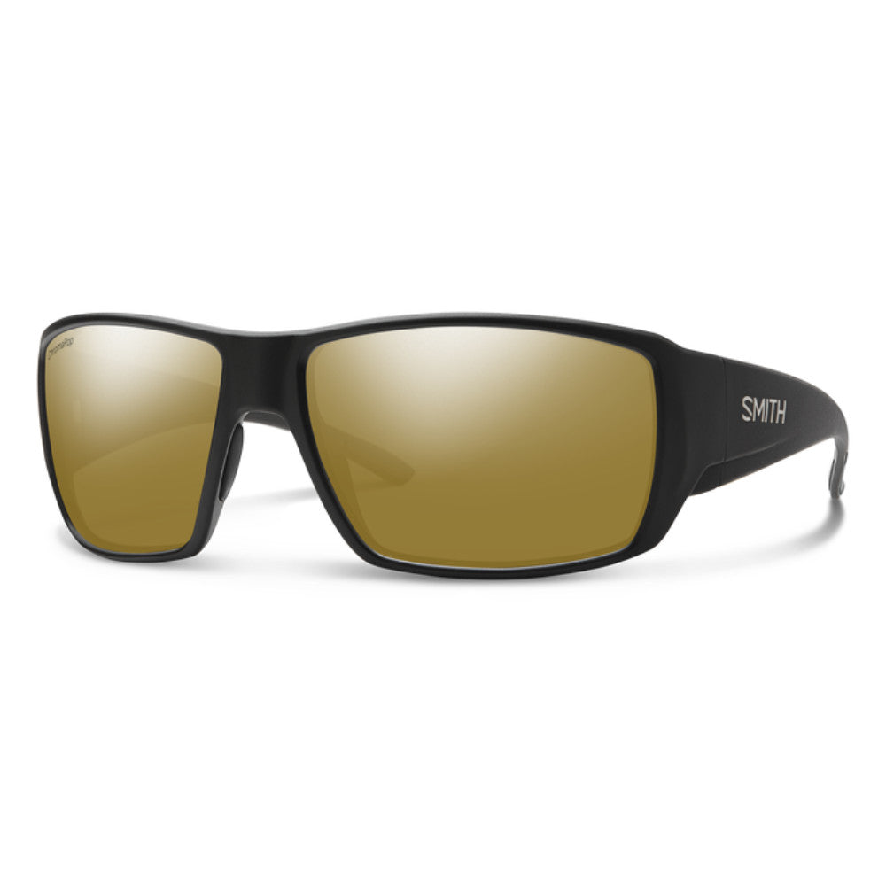 Smith Guides Choice Polarized Sunglasses MatteBlack BronzeMirror ChromapopGlass