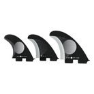 Firewire Endorfins Slater KS1 2-Tab 5 Fin Set Black-White M