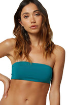 O'Neill Saltwater Solids Bandeau Top Teal M
