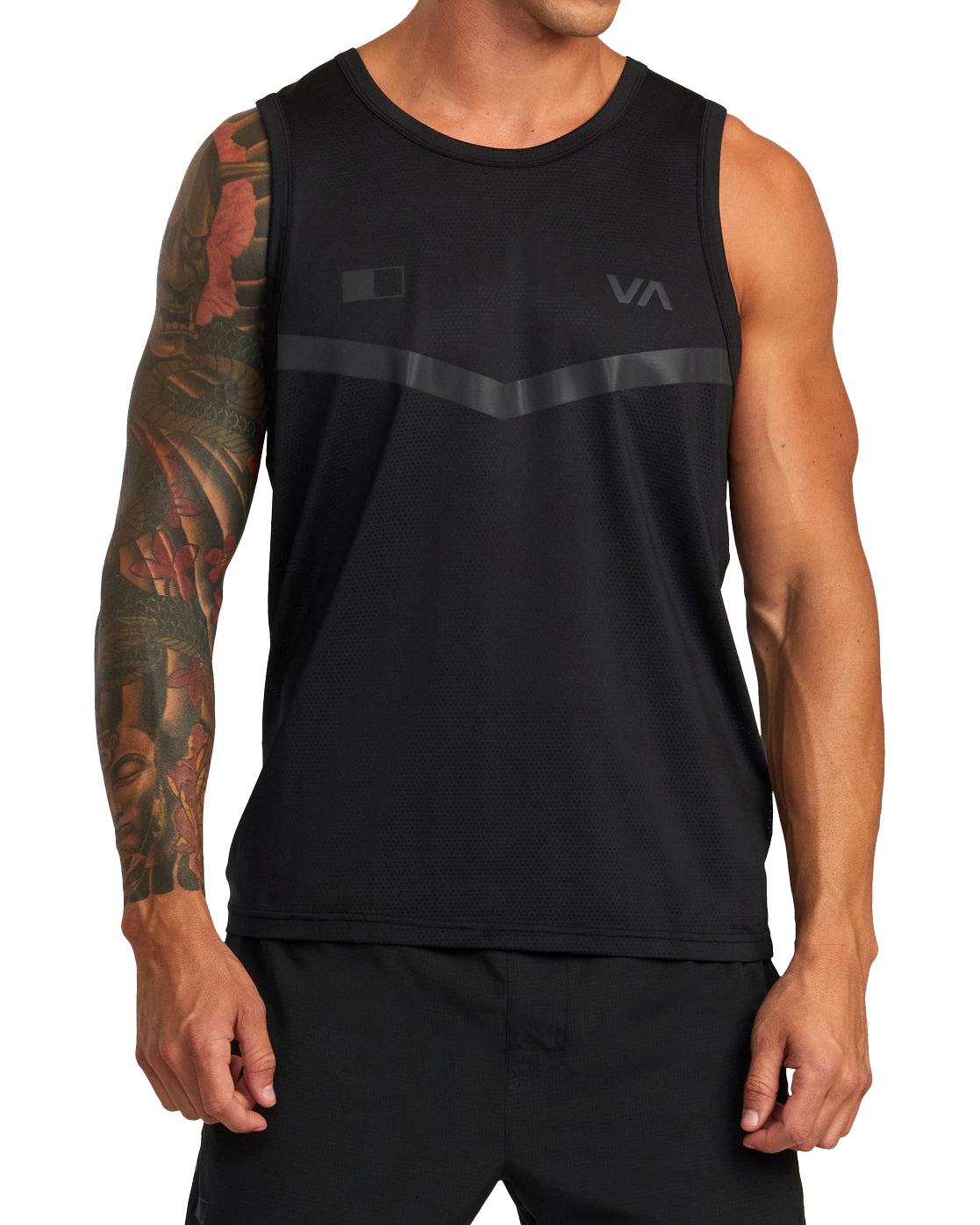 RVCA Runner Tank BLK S